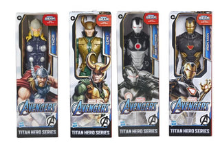 Marvel Avengers Titan Hero Series Action Figures Bundle (4)
