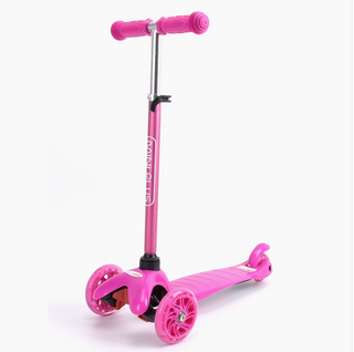 Scooter - Chrome Wheels, Matte Finished - Pink