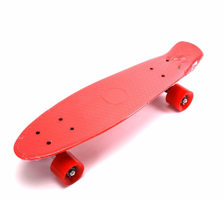 Skateboard, 22", Lightweight & Durable - Red