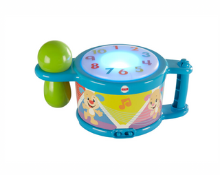 Fisher-Price Laugh & Learn Tap & Teach Drum - English Edition