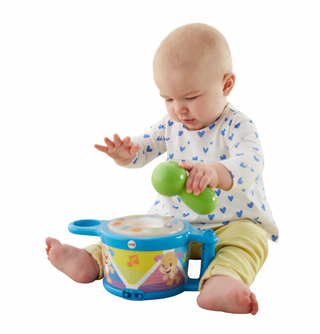 Fisher-Price Laugh & Learn Tap & Teach Drum - English Edition