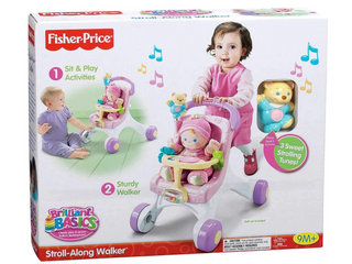Fisher Price Stroll Along Walker and Stroller