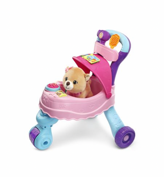 VTech Cutie Paws Puppy Stroller - English