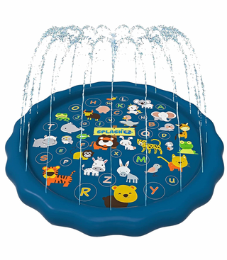 Children’s Sprinkler Pool, 60’’ Inflatable Water Mat