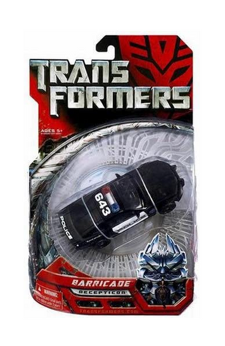 Transformers Movie Action Figure Deluxe Class Barricade Hasbro 2007 Figure