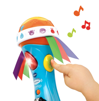 VTech Babble and Rattle Microphone, Fun Musical Toy for Baby