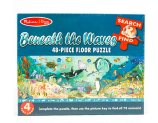 Melissa & Doug, Beneath the Waves Search and Find Floor Puzzle