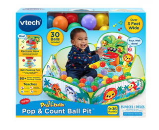 VTech Pop-a-Balls Pop & Count Ball Pit - Walmart Exclusive- English Version